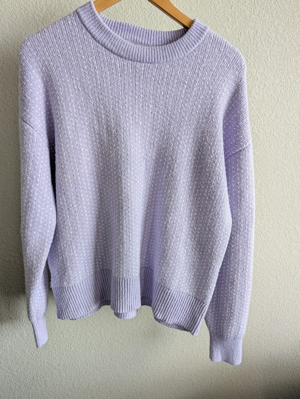 Eddie Bauer Pale Lavender Crewneck Sweater